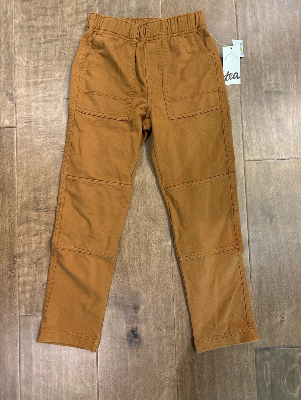 Tea collection play wear pants in acorn size 7